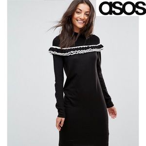 🆕ASOS Dress With Ruffles, brand new✨Size 10